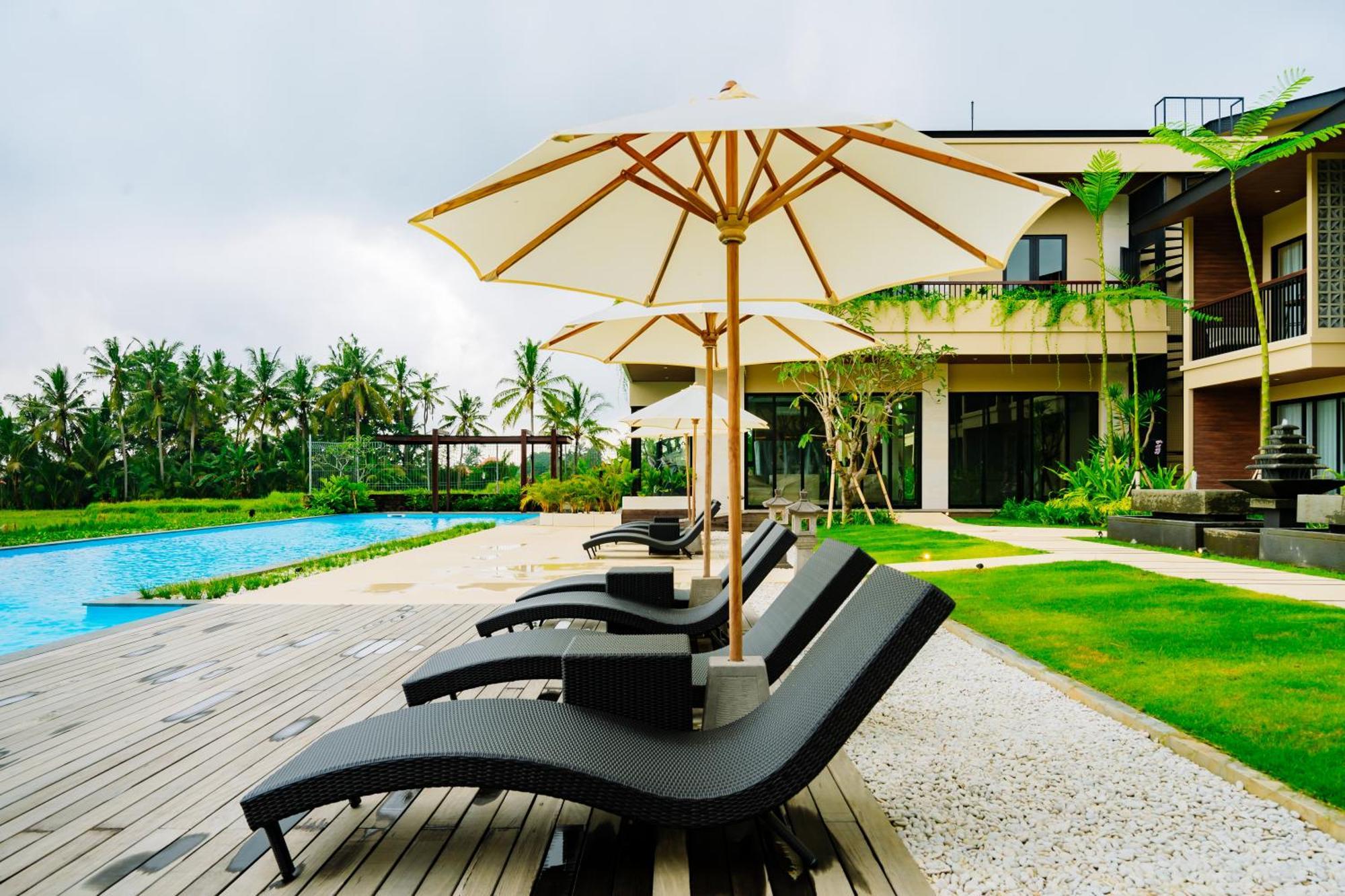 Big Dragon Villas Ubud エクステリア 写真